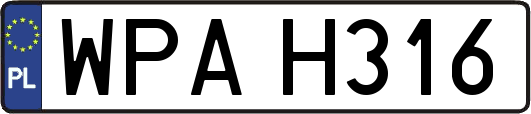 WPAH316