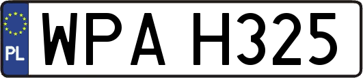 WPAH325