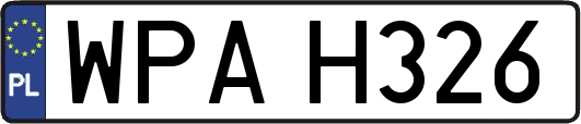 WPAH326