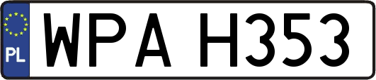 WPAH353