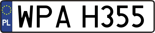 WPAH355