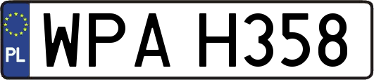 WPAH358