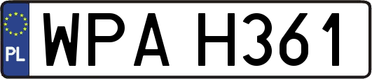 WPAH361