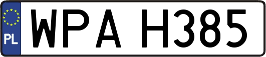 WPAH385