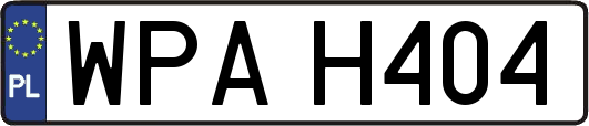 WPAH404