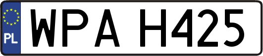 WPAH425
