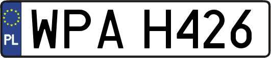 WPAH426