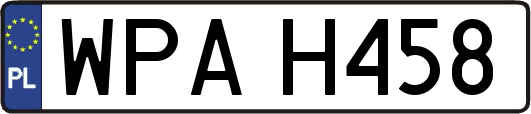 WPAH458