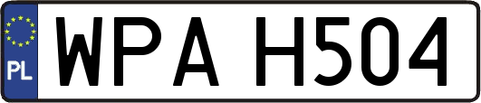 WPAH504