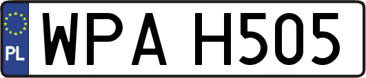 WPAH505