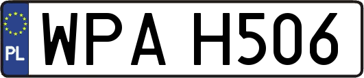 WPAH506