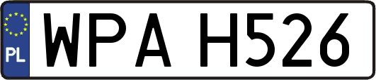 WPAH526