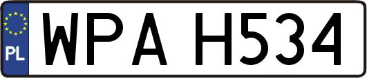 WPAH534