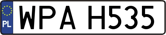WPAH535