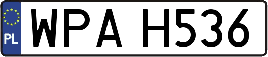 WPAH536