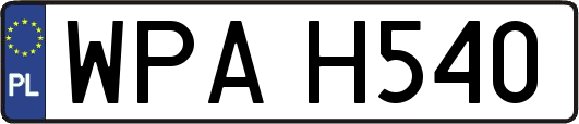 WPAH540