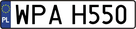 WPAH550