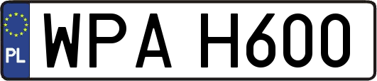 WPAH600