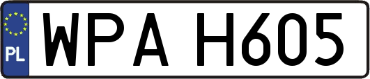 WPAH605