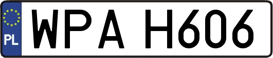 WPAH606