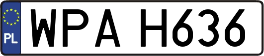WPAH636