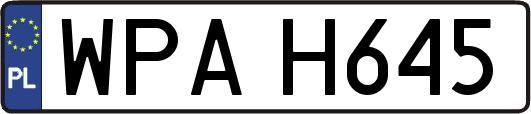 WPAH645