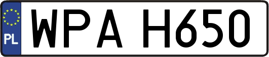 WPAH650