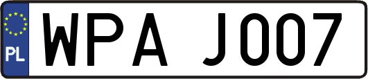 WPAJ007