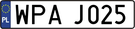 WPAJ025