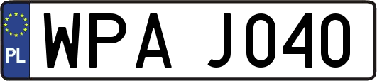 WPAJ040