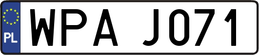 WPAJ071