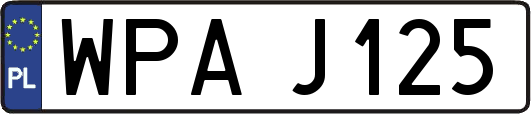 WPAJ125