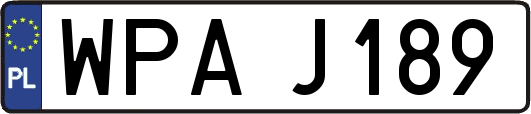 WPAJ189