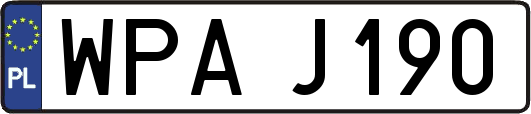 WPAJ190
