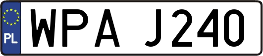 WPAJ240