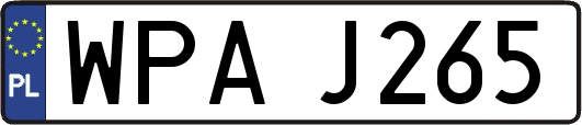 WPAJ265