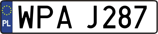 WPAJ287