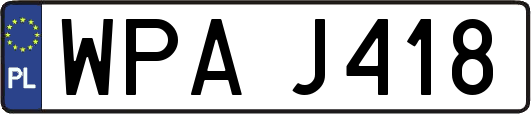 WPAJ418