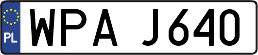 WPAJ640