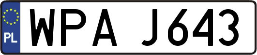 WPAJ643
