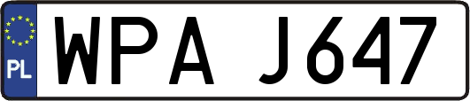 WPAJ647