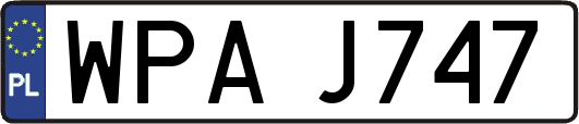 WPAJ747
