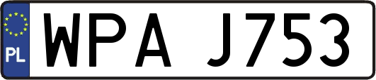 WPAJ753