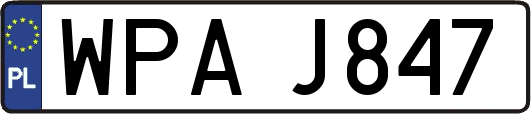 WPAJ847