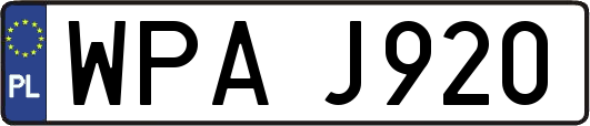 WPAJ920