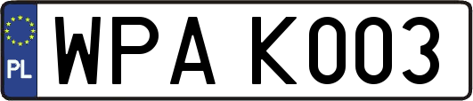 WPAK003