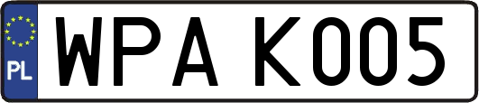 WPAK005