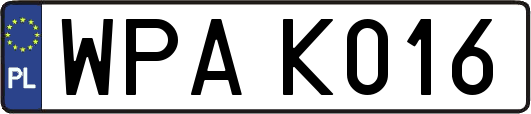 WPAK016