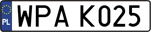WPAK025