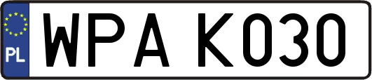 WPAK030
